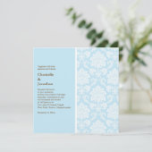 Invitation de Tiffany Mariage damassé (Debout devant)