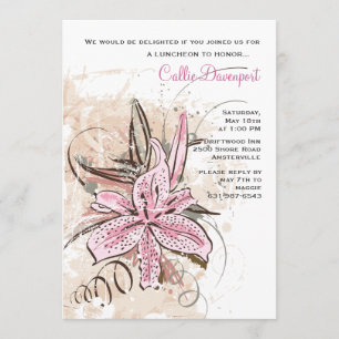 Invitation de Tiger Lily