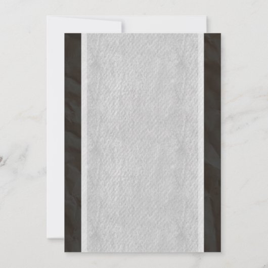 Invitation de toile de Fête de la mariée d'arc (Dos)