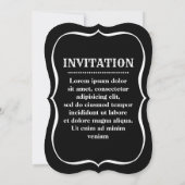 Invitation de toilettage de crâne (Dos)