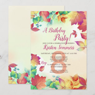 Invitation de Tombe Brumeuse