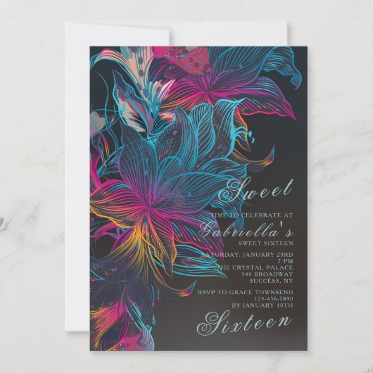 Invitation de tombée de la nuit (Devant)