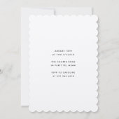 Invitation de tortue d'anniversaire rose moderne (Dos)