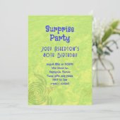 Invitation de tortue de mer pour l'anniversaire de (Debout devant)