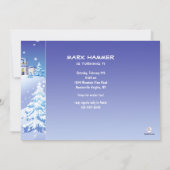 Invitation De Tots De Ski De Neige (Dos)