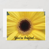 Invitation de tournesol (Devant / Derrière)