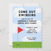 Invitation de tournoi de golf (Devant)