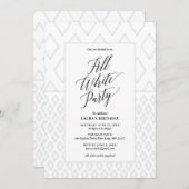 Invitation de tous les Blancs (Devant / Derrière)