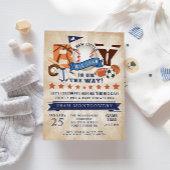 Invitation de tout Baby shower de garçon Star Spor