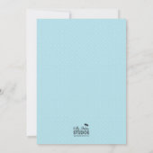 Invitation de train d'anniversaire (Dos)