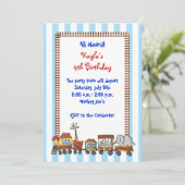 Invitation de train de cirque (Debout devant)