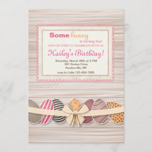 Invitation de trame de Pâques