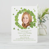 Invitation de trame Shamrock (Debout devant)