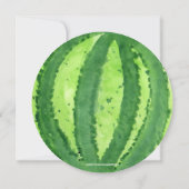 Invitation de tranche d'été (Dos)