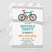 Invitation de transport routier à vélo (Devant / Derrière)