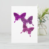 Invitation de trio de papillon (Debout devant)