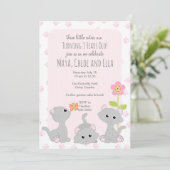 Invitation de trois petits chatons (Debout devant)