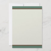 Invitation de trou de lapin (Dos)