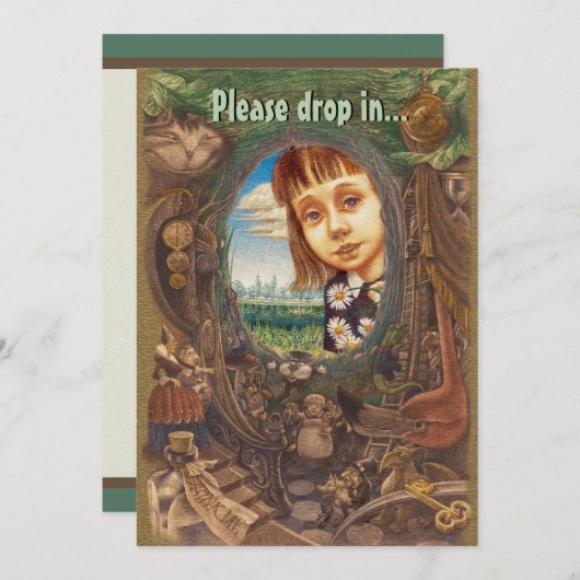 Invitation de trou de lapin (Devant / Derrière)