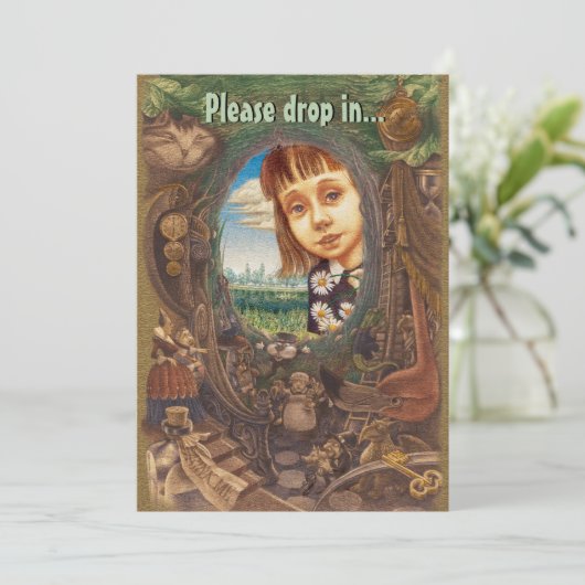 Invitation de trou de lapin (Debout devant)