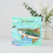 Invitation de truite de ruisseau (Debout devant)