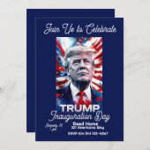Invitation de Trump Inauguration Watch Party (Devant / Derrière)