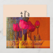Invitation de Tulip (Devant / Derrière)
