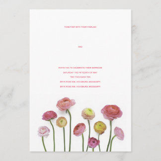 Invitation de tulipe