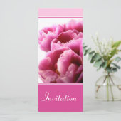 Invitation de tulipe rose (Debout devant)