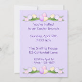 Invitation de tulipes de Pâques (Devant)