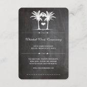 Invitation de typographie du tableau de bord de pl (Dos)