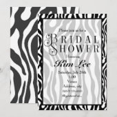 Invitation de typographie pour une fête de mariage (Devant / Derrière)