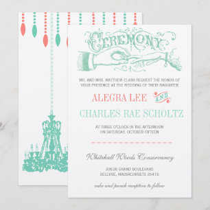 Invitation de typographie vintage moderne à la men