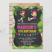 Invitation de tyrolienne adorable (Devant / Derrière)