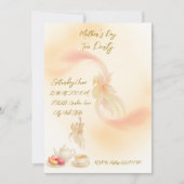 Invitation de vacances à plat (Devant)