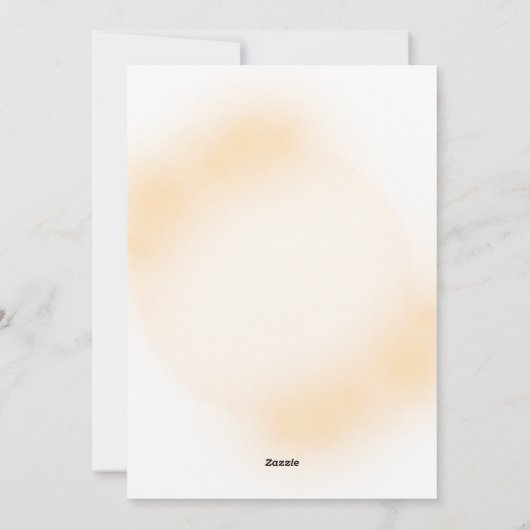 Invitation de vacances à plat (Dos)