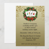 Invitation de vacances au casino Poker (Devant / Derrière)