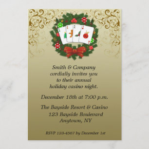 Invitation de vacances au casino Poker