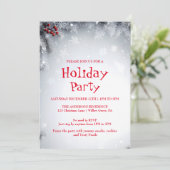 Invitation de vacances avec décorations de Noël (Debout devant)