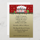 Invitation de vacances Casino (Devant / Derrière)