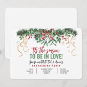 Invitation de vacances de cadre de Mistletoe (Devant / Derrière)