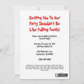 Invitation de vacances de Père Noël de fée de dent (Dos)