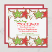 Invitation de vacances d'échange de biscuit de (Devant / Derrière)