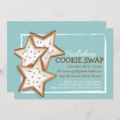 Invitation de vacances d'échange de biscuit de (Devant / Derrière)