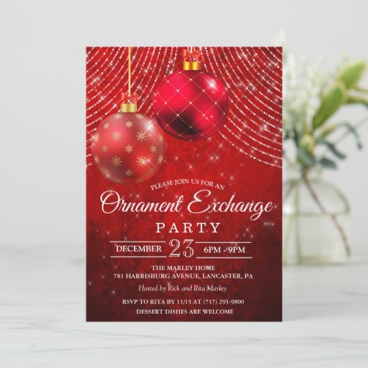 Invitation de vacances d'échange d'ornement (Debout devant)
