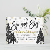 Invitation de vacances et de shopping (Debout devant)