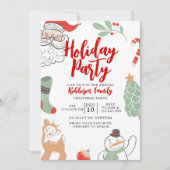 Invitation de vacances, Fête de vacances, Fête de  (Devant)