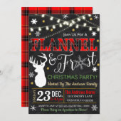 Invitation de vacances Flannel et Frost (Devant / Derrière)