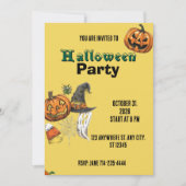 Invitation de vacances Halloween Invitation Hallow (Devant)
