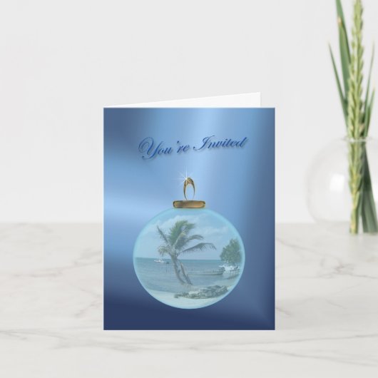 Invitation de vacances Paradise Beach (Devant)